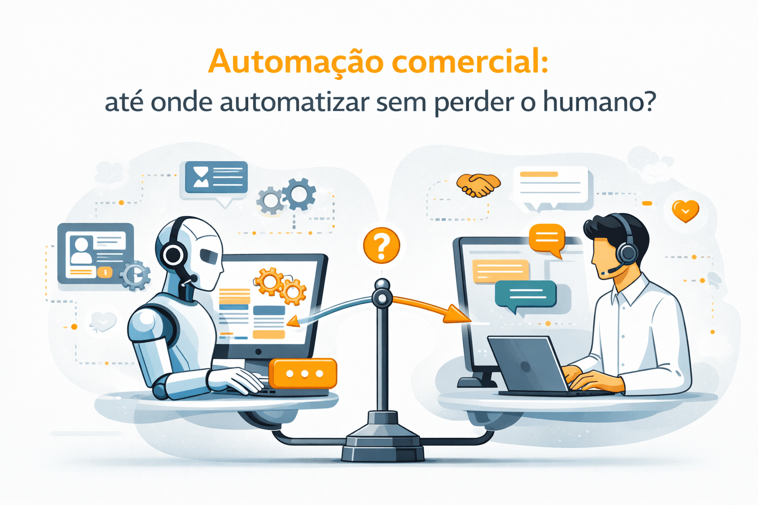Automação: até onde automatizar sem perder o humano?
