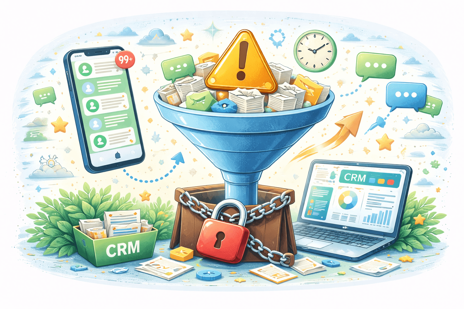 O erro que faz seu funil de vendas travar entre o WhatsApp e o fechamento