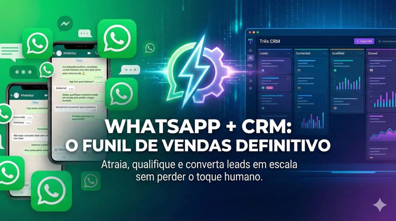 Como Montar um Funil de Vendas no WhatsApp + CRM (Guia 2026)