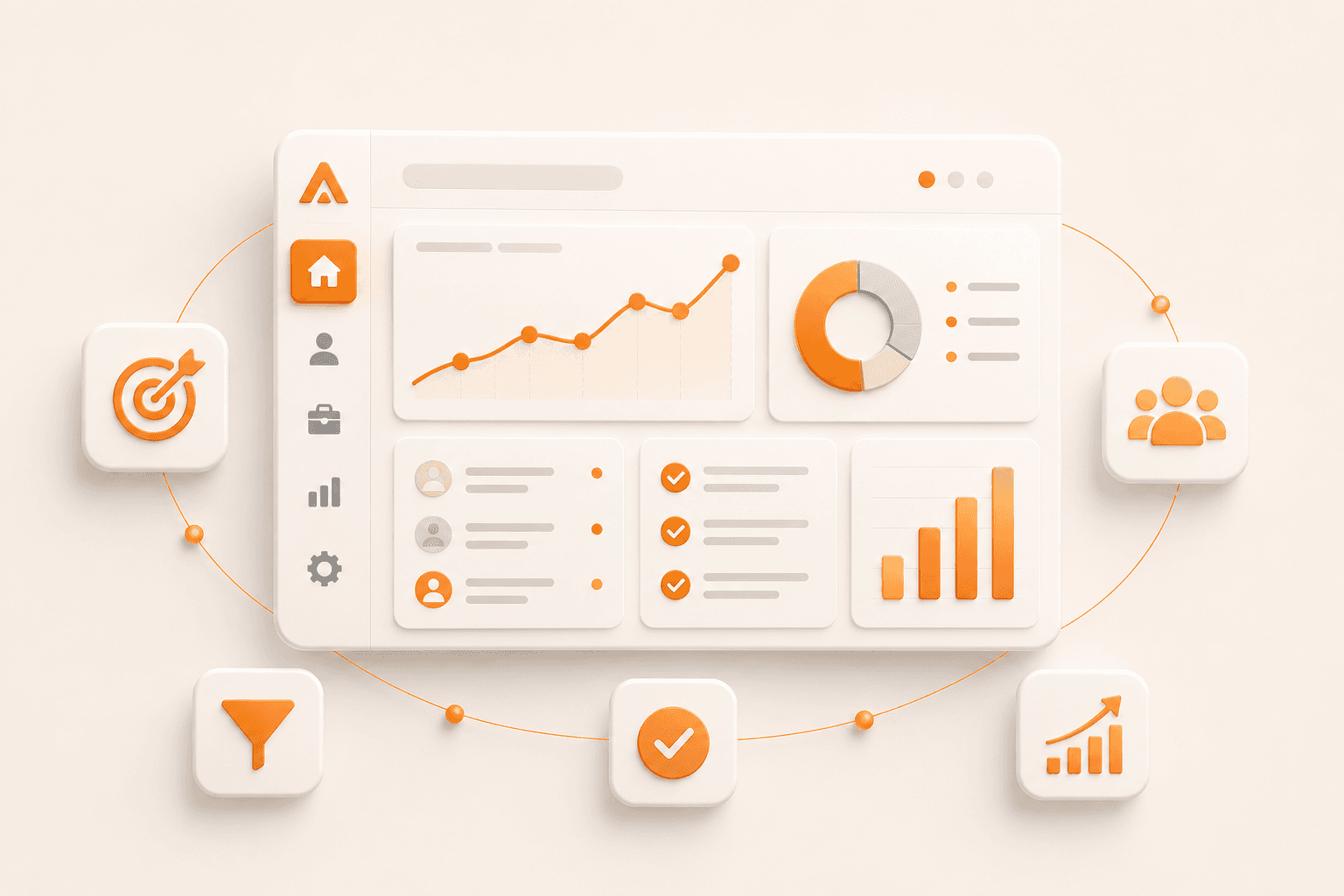 Tudo o que o seu time de vendas precisa para vender mais com organização e escala com o Três CRM