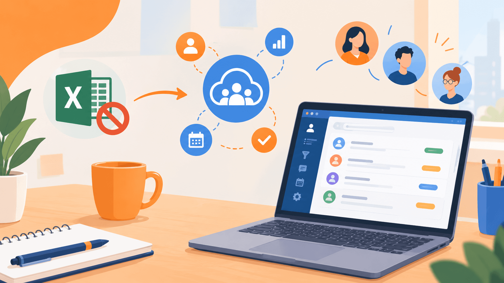 Como implantar um CRM e evitar que a equipe volte para o Excel